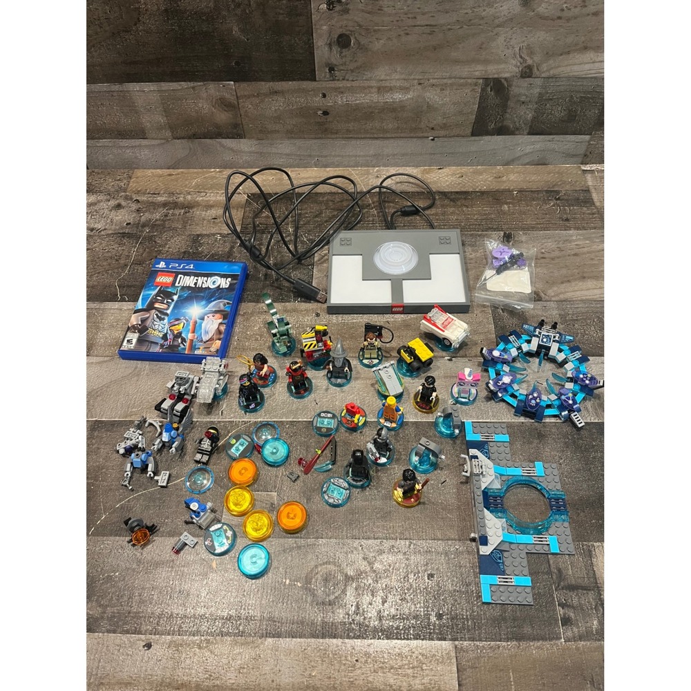 LEGO Dimensions PS4 Starter Pack Lot Game Portal Minifigures Batman Ghostbusters